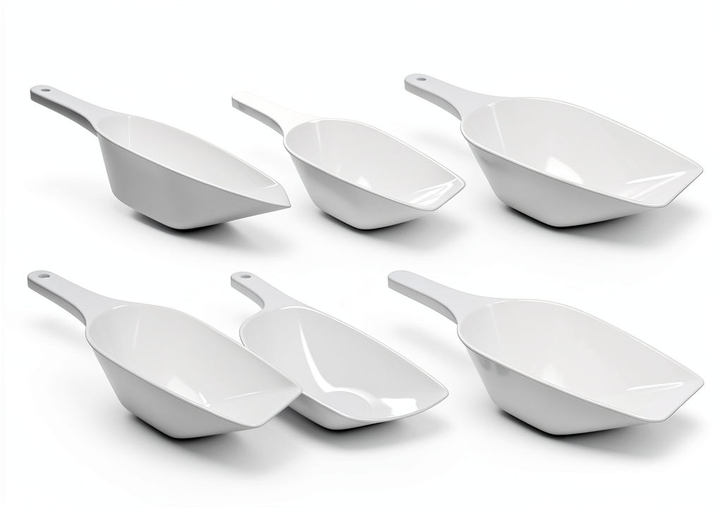 Eisco Lab Scoops in use on a laboratory bench