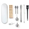 VAYTOP Capsule Filling Kit Stainless Steel 10 Piece Set-1