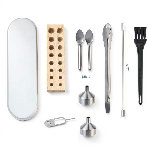 VAYTOP Capsule Filling Kit Stainless Steel 10 Piece Set-1