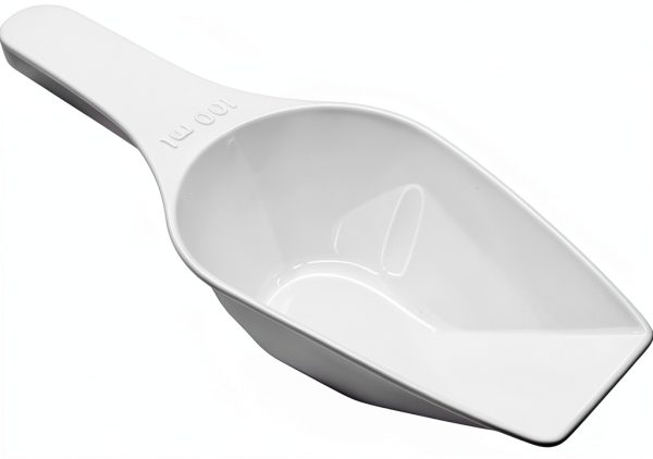 Eisco Lab Scoop Polypropylene 100ml Capacity Flat Bottom-0