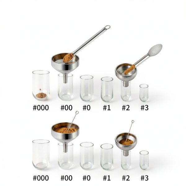 Jueion Capsule Filler Kit Stainless Steel Universal DIY-4