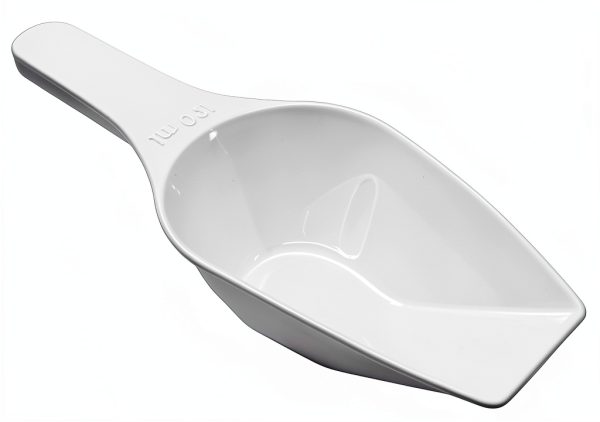 Eisco Lab Scoops Polypropylene 100ml Capacity Flat Bottom-1