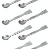 Eisco Stainless Steel Lab Scoops Spatula Ends 12 Pack-0