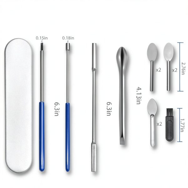 ZIGMEEY Capsule Filling Kit Stainless Steel Multi Size-1