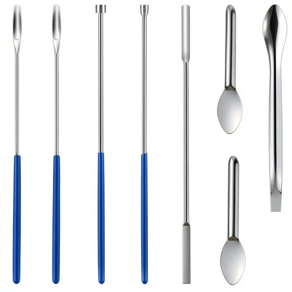 LANDNEOO Lab Scoops Stainless Steel Tools for Powder-1