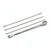 HLGHLG Stainless Steel Lab Scoops Set 4 Micro Spoons-0