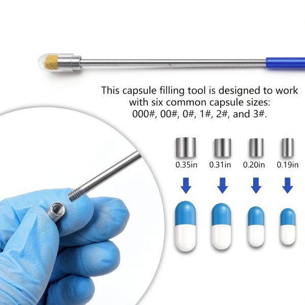 Artcome Capsule Filling Machine Stainless Steel 6 Sizes-4