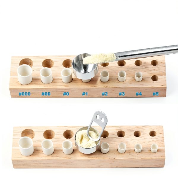 VAYTOP Capsule Filling Kit Stainless Steel 10 Piece Set-4