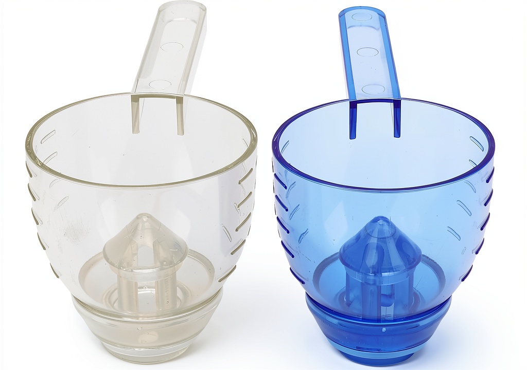 Generic Lab Scoop with funnel design on a countertop