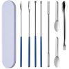 LANDNEOO Lab Scoops Stainless Steel Tools for Powder-8