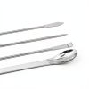 HLGHLG Stainless Steel Lab Scoops Set 4 Micro Spoons-3