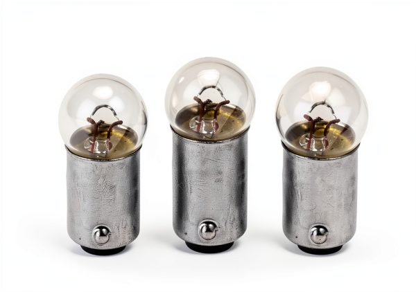 6V 3W Speedometer Bulb ZTTM Silver Clear Center-3