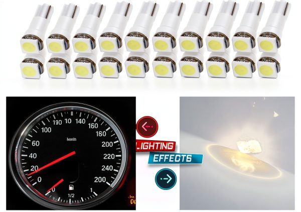 cciyu T5 LED Bulbs for Automotive Ignition-1