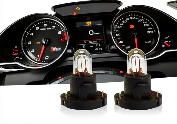 Dogary DB1601 Dashboard Light Bulb 5 PCS White High Brightness-5