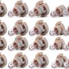 cciyu T4 12mm Warm White Waterproof LED Ignition Bulb 20 Pack-0