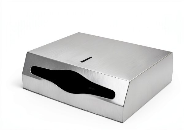Paper Towel Dispenser Wall Mount Ziprusburk C-Fold Silver-4