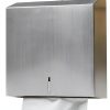 Paper Towel Dispenser Wall Mount Ziprusburk C-Fold Silver-0