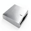 Paper Towel Dispenser Wall Mount Ziprusburk C-Fold Silver-3