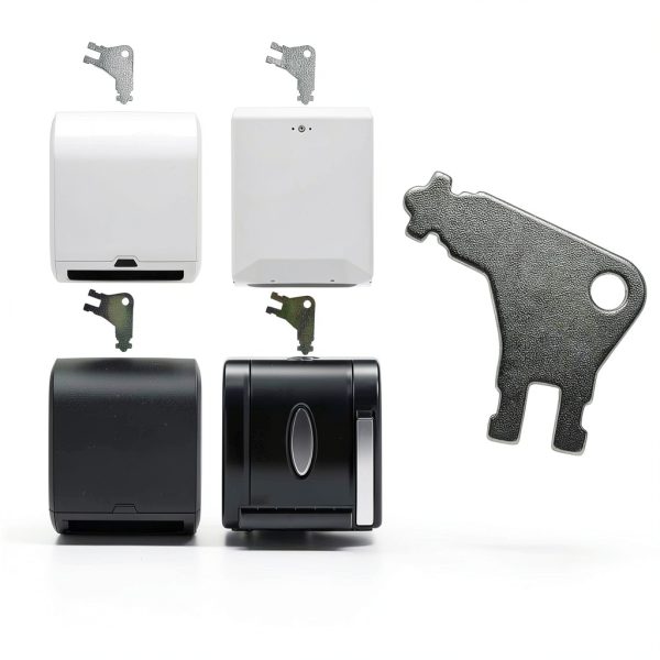 5PCS 50504 Dispenser Keys for Towel and Toilet Paper Dispensers-4