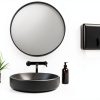 Multifold Paper Towel Dispenser Wall Mount Black 2-Pack by EnBath-1