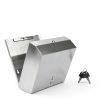 Paper Towel Dispenser Wall Mount Ziprusburk C-Fold Silver-1