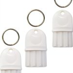 Paper Towel Dispenser Key - Toilet Paper Dispenser Waffle Key - Universal Replacement for san Jamar and More Towel & Toilet Paper Dispensers - Pack of 4-0