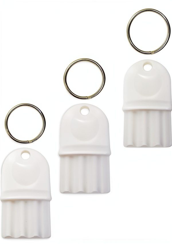 Paper Towel Dispenser Key - Toilet Paper Dispenser Waffle Key - Universal Replacement for san Jamar and More Towel & Toilet Paper Dispensers - Pack of 4-0