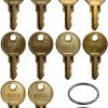 Keys for E114 Toilet Paper Dispenser, 10 Pack E-114 Paper Towel Key Replacement-0
