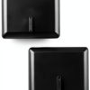 Multifold Paper Towel Dispenser Wall Mount Black 2-Pack by EnBath-0