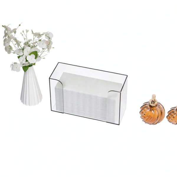 Acrylic Clear Paper Towel Dispenser 11" Multifold Countertop Cq-8