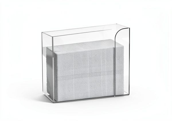 Acrylic Clear Paper Towel Dispenser 11" Multifold Countertop Cq-3