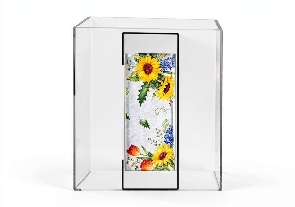 Acrylic Clear Paper Towel Dispenser 11" Multifold Countertop Cq-2