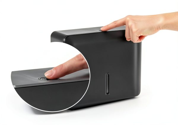 Multifold Paper Towel Dispenser Wall Mount Black EnBath 300 Sheet-4