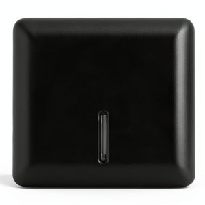 Multifold Paper Towel Dispenser Wall Mount Black EnBath 300 Sheet-0