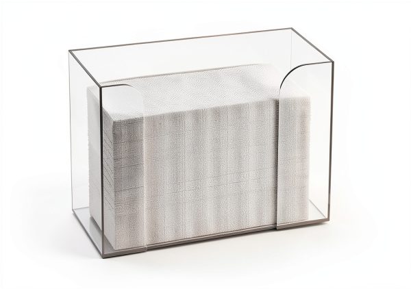 Acrylic Clear Paper Towel Dispenser 11" Multifold Countertop Cq-4