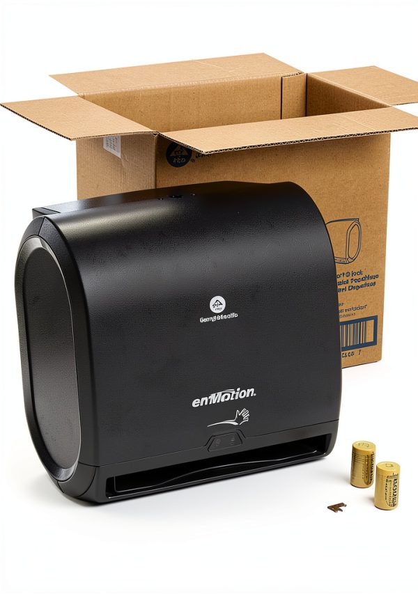 Georgia-Pacific ENMOTION Impulse 10” Paper Towel Dispenser Black-4